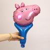 Balão de bastão portátil de desenho animado para crianças, jardim de infância, microempresa, varre-código, sucção de pó, pequeno presente, brinquedo de drenagem, bastão de percussão