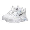 Zapatos de tirar zapatos deportivos para hombre 2026 nuevos de primavera transpirables amortiguadores zapatos de papá zapatillas blancas zapatos de hombre M