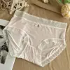 Bragas de Estilo Japonés Lindas de Macarrón de Cintura Media para Niñas, Mujeres con Lazo Cómodas Transpirables al por Mayor de Seda de Hielo