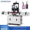 ZONESUN máquina automática de tampamento de alta velocidade frasco bico de pato frasco spray tampa de rosca cabeça conta-gotas máquina de tampamento com travamento por servo