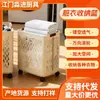 Cesto de Roupa Suja Dobrável com Rodas Cesto de Armazenamento de Roupa Suja Doméstico Grande Capacidade Extra Grande Banheiro Banheiro Cesto de Roupa Suja