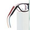 Nuevo armazón de gafas para miopía ultraligero TR90 para jóvenes, patilla bicolor de seda, para hombres y mujeres, mismo armazón, gafas lisas anti luz azul