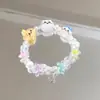 Venta Directa de Fábrica~Pulsera de Cerámica Linda de Dibujos Animados Peculiares de Jingdezhen para Mujeres Diseño de Nicho Dopamina Mejor Amiga Estudiante