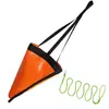 Ancla de remolque para barco marino, ancla de mar para bote de asalto marino, ancla de remolque de PVC para kayak, ancla de paraguas para pesca en el mar en lancha rápida