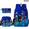 2024 Novo Produto Transfronteiriço Astro Bot Universe Robô Conjunto de Três Peças Mochila Escolar Bolsa de Ombro Estojo Mochila