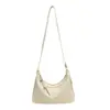 Yue Zi 2026 Novo Outono Alto Padrão Sensação Feminino Para o Trabalho Elegante Couro Macio Versátil Bolsa Dumpling Grande Capacidade Bolsa Transversal