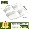 Bandeja de comida dividida A8, melamina plástica, bandeja comercial para comida rápida, especial para cafetería escolar, bandeja de cuatro-seis compartimentos, imitación porcelana, bandeja engrosada