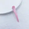 Presilha de Crocodilo Estilo Coreano Transfronteiriça, Presilha Bico de Pato Sólida Cor Creme, Presilha de Cabelo para Franja Sem Marcas, Pequeno Presente para Cabelos Soltos