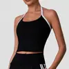 Top Esportivo Estilo Colete de Yoga Europeu e Americano Transfronteiriço, Sutiã Fitness Color Block, Top Nadador para Pilates que Pode Ser Usado Fora