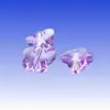 Al por mayor 8 mm/10 mm/14 mm agujero recto cristal mariposa DIY material para pulsera collar pendientes joyería accesorios para ropa