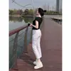 Calça Jeans Branca de Corte Reto para Mulheres, Estilo Fino de Verão 2026, Nova Calça Cigarette Cropped de Cintura Alta Slim-Fit para Figuras Baixas