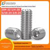 NÓS. Parafuso de máquina côncavo padrão 10#-32 1/4-28 5/16 3/8 do parafuso de fixação do hexágono do dente fino