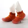 Sapatos de Chão para Crianças Sapatos e Meias de Bebê Conjunto de Meias para Crianças Pequenas Base Antiderrapante Base Macia Meias para Chão de Interior Meias de Bebê Primavera Verão