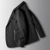 Traje Casual para Hombre Otoño e Invierno 2024 Chaqueta de Traje de Plumas de Pato Blanco 90 Chaqueta de Plumas de Negocios para Jóvenes y Personas de Mediana Edad A prueba de Viento y Cálida