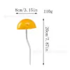 Decorações de Paisagismo para Jardim Amazon Temu Transfronteiriças Forma Criativa de Cogumelo Pintura em Spray de Ferro Plugue de Chão