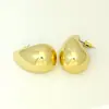 Pendientes Europeos y Americanos Estilo Francés de Gota de Agua Dorada para Mujer, Diseño de Nicho, Gama Alta, Estilo Minimalista, Temperamento Único