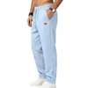 Pantalones deportivos casuales sencillos de jacquard texturizado pesado para hombre, de temporada otoño e invierno, transfronterizos de Amazon, estilo europeo y americano, sueltos, para uso diario y para ir al trabajo