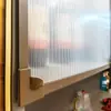 Cortina Blanca para Armario con Cortina Magnética de Puerta de Vidrio Arcoíris Larga para Armario, Cortina Cubierta de Gabinete sin Taladro, a Prueba de Polvo y Oculta