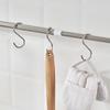 Paquete de 3 Ganchos en Forma de S Acero Inoxidable Cocina Multifuncional Metal S Ganchos Montaje en Pared para Ropa y Sombreros 63mm Suministro Directo de Fábrica 7029