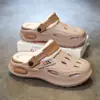 Pantuflas de Algodón Nuevas de Invierno para Hombre con Forro de Felpa, Cálidas y de Doble Uso, Pantuflas Cerradas Antideslizantes para Pareja para el Hogar, Zapatos de Algodón Engrosados a Prueba de Frío