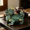 Adornos de Tortuga Dragón de Cerámica de las Dinastías Tang y Song, Tortuga Dragón que Atrae Riqueza, Decoraciones de Mesa de Entrada de Oficina, Decoraciones para el Hogar de Estilo Chino