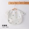 Cubrir Ropa Bebé Otoño e Invierno Clase A para Comer Niños Usando Jardín de Infancia Babero Impermeable Ropa para Bebé Bolsa para Alimentos Complementarios