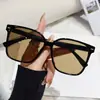 2025 Nuevas Gafas de Sol de Moda Tendencia Montura Cuadrada Cara Grande Gafas de Sol de Moda Retro Protección UV Exclusivo Transfronterizo para Jt