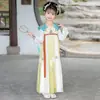 Novo Estilo Chinês de Alta Qualidade Tang Suit para Meninos, Roupa de Estilo Antigo para Meninos, Vestido de Princesa para Meninas, Verão