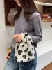 511123 Linda Bolsa de Felpa para Muñeca, Bolsa de Almacenamiento Portátil para Salidas, Bolsa de Mano de Gran Capacidad para Snacks y Almuerzos