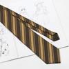 Corbata Jk Estilo Universitario Corbata Rayada Japonesa Accesorio para Camisa de Uniforme Material Escolar Atada a Mano Azul Oscuro Básica Versátil