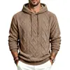 Sudadera con capucha de manga larga jacquard de doble cara de forro polar para hombre, informal deportiva cálida, holgada, europea y americana, transfronteriza, para otoño e invierno, de Amazon
