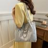 Bolso de mano de gran capacidad para mujer, estilo informal, con diseño de mariposa, estilo 2024