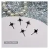 Acessórios de Arte para Unhas Transfronteiriços Estilo Dark Retrô Corações Cromados Cruz de Metal Decorações de Unhas Acessórios de Arte para Unhas