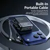 Suministro exclusivo transfronterizo 20000 mAh gran capacidad carga rápida 22.5W portátil con cable integrado pantalla de energía visual