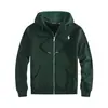 Superventas Transfronterizo Rl Marca de Moda Polo Lujo para Hombre Casual con Cremallera Color Sólido Bordado Logo de Caballo Sudadera con Capucha