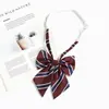 Estilo Japonés JK Corbata de Lazo Roja para Mujer Estilo Universitario Ropa con Lazo Accesorios Marinetwear Decoración de Camisa Flor en el Cuello de Mujer Moda