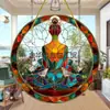 Direto da Fábrica Transfronteiriço Temu Novo Produto Série Estilo Boêmio Discos Decorativos Coloridos de Acrílico para Interior e Exterior