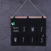 Bolsa colgante Boya estilo simple de 8 bolsillos para semana/12 bolsillos para mes estilo coreano grande simple de almacenamiento colgante detrás de la puerta