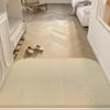 Felpudo de Entrada con Bucles de Seda, Felpudo Estilo Crema para Recibidor, Vestíbulo y Alfombra de Entrada, Personalizable, Resistente a la Suciedad, Antideslizante