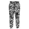 Pantalones Casuales Rectos Sueltos con Estampado Digital 3D de Calavera con Llamas y Esqueleto para Hombres y Mujeres, Pantalones de Chándal Chrome Hearts