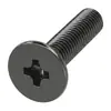 Tornillos para Máquina de Acero Inoxidable 304 con Cabeza Avellanada en Cruz Tornillos de Cabeza Plana Km Zincado Negro Tornillos Pequeños Electrónicos M2M2.5M3M5M6M8