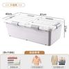 Caja de Almacenamiento Debajo de la Cama Plástico Productos para el Hogar Caja de Almacenamiento Multicapa Artefacto Caja de Almacenamiento Cajón Con Ruedas Caja Debajo de la Cama