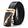 Cinturón de leopardo para coche deportivo para hombre hebilla automática de negocios cuero pu moda nueva tendencia cinturón casual para jeans