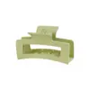 Pinza para el Cabello Mate Transfronteriza Tipo Pinza de Tiburón con Acabado de Alta Gama, Pinza de Garra Rectangular Simple de 13 cm, Tamaño Grande para Cabello Grueso, Accesorio para el Cabello para Mujer