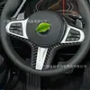 Adecuado para 19-22 Bmw Z4 Interior del Coche Modificado Volante de Fibra de Carbono Marco Izquierdo y Derecho Pegatinas Decorativas