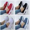 Zapatos Deportivos Casuales con Cordones de Encaje Transfronterizos Europeos y Americanos para Mujer, Zapatos Planos Nuevos, Venta al por Mayor Tallas Grandes