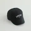 Bordado de letras de dibujos animados para niños, cara sonriente, corto a lo largo de la gorra de béisbol, versión coreana de todo a juego para niños y niñas, bebé, gorra de béisbol para exteriores, venta al por mayor