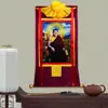 Buda Yuan Hui Jin Mei Phuntsok Rei Fa Pintura de Pendurar Thangka Xizang Sala de Buda Doméstica Zen Mural Decorativo Banhado a Ouro