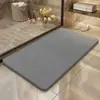 Nueva Alfombrilla de Suelo de Barro Diatomeas Dura de Secado Rápido para Baño, Alfombrilla Antideslizante Absorbente de Agua para Inodoro del Hogar, Alfombrilla de Baño a Prueba de Humedad