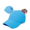 Boné de beisebol estilo rabo de cavalo alto, moderno e versátil, confortável e ajustado. Com um design de malha impermeável e respirável, é adequado para várias atividades ao ar livre, como corrida, exercícios, ciclismo, etc.. Disponível em várias cores.